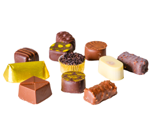 Assortiment de chocolats, Chocolaterie de Marlieu