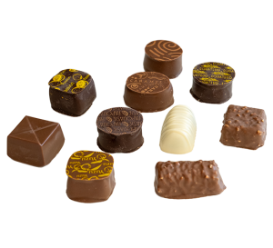 Assortiment de chocolats, Chocolaterie de Marlieu